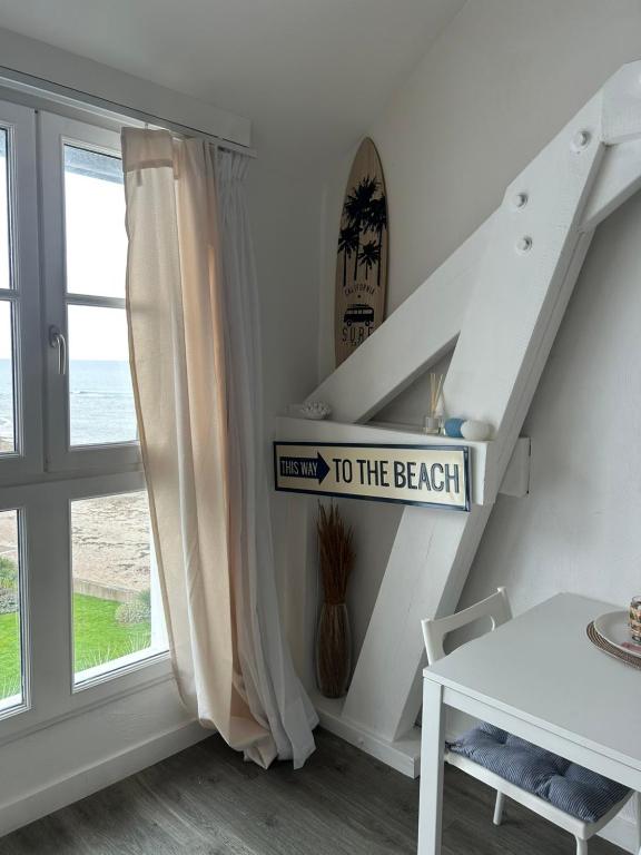 Vue mer depuis le salon appartement Monalisa Le Croisic