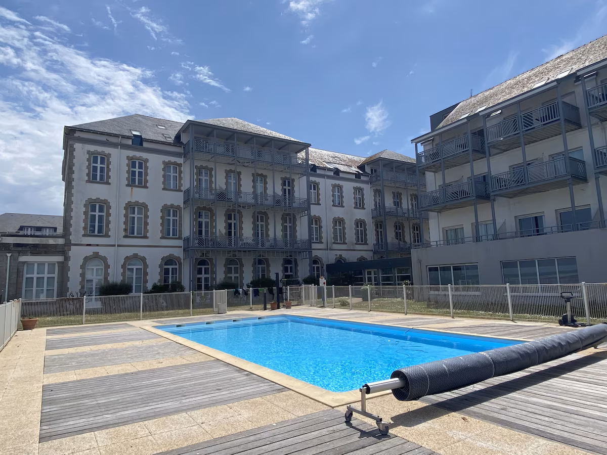 Piscine et vue mer panoramique - Appartement Monalisa Le Croisic